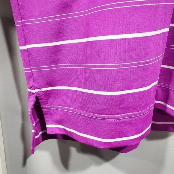 FootJoy Men's FJ Purple Golf Polo Shirt Collared Short-Sleeved Embroidered Sz XL - Picture 4 of 9